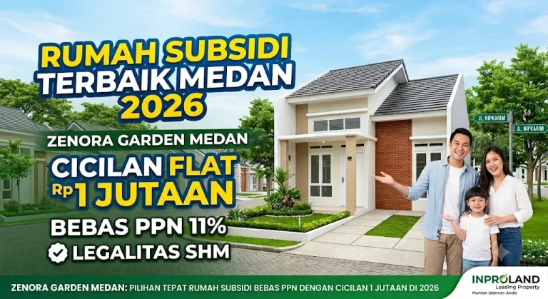 Rumah Subsidi Zenora Garden Medan