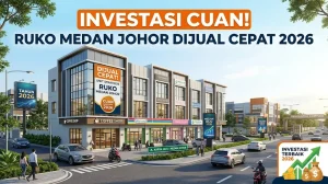 Investasi Cuan! Ruko Medan Johor Dijual Cepat 2026